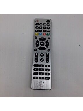 GE 33709 4-Device Universal Remote Control Silver TV DVD Tested